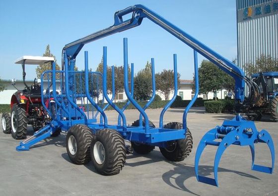 Traktor-Klotz-Anhänger 50hp 3t mit Crane Farm Tractor Attachments
