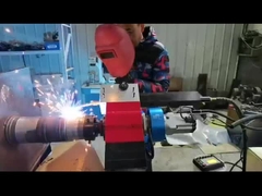 Portable Schachtenddrehmaschine zur Schachtbearbeitung, zum automatischen Schweißen, zur Gewindeherstellung