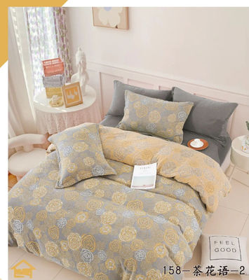 Baumwollbettwäsche Set Cutom Größe Decke Abdeckung Bettwäsche Kissen Gehäuse Einbauteile