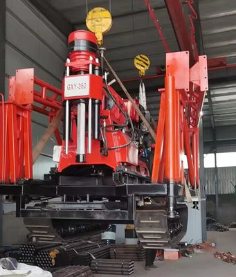 GXY-360-Spindel-Drehbohrgerät für geologische Kerne, max. 500 m Tiefe, Wasserbau-Erkundungsbohrmaschine für Felskernbohrungen, Brunneninjektionen, Autobahn- und Eisenbahnvermessungsausrüstung