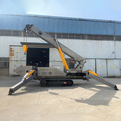XDEM 10T 12T Mini-Crawler Hydraulischer Kran Heber Teleskopischer Diesel-Spur-Spinnekran