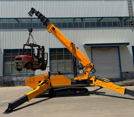 XDEM 8T 5T 3T Teleskop-Bohrkranichhebeausrüstung Mobiler Spinnekran Diesel- und elektrischer Dual-Power