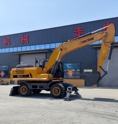 SHANZHONG 21 Tonnen Radbagger SZL215 Hydraulischer Bagger