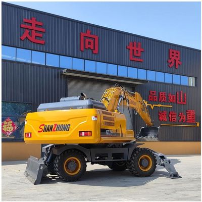 SHANZHONG 21 Tonnen Radbagger SZL215 Hydraulischer Bagger