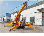 Versatile mobile Krane für Bauarbeiten 10T 12T Mini-Spinnekran