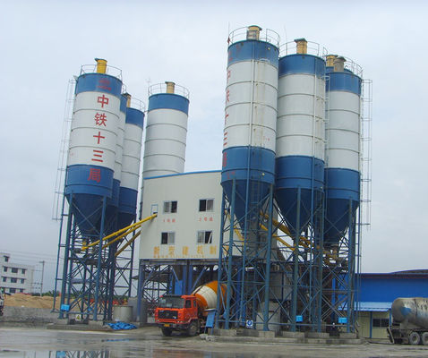 Hochleistung HZS60 60M3H 110kw Betonbatching-Anlage Handelszentralbetonanlage mit Mischer