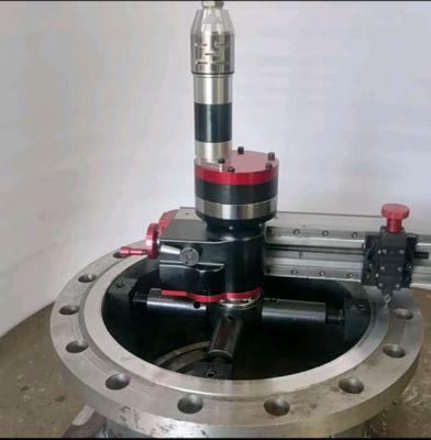 XDEM Portable Flange Facer ID OD Mount Flange Ausrichtung Schiffswerft Bergbau Reparatur
