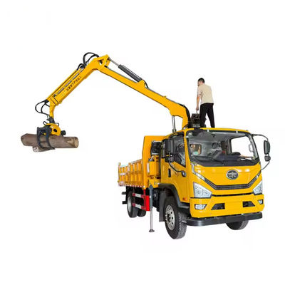 XDEM Multifunktionales hydraulisches Drehbohrgreifer Holzkran mit Fahrzeugchassis für landwirtschaftliche Verwendung