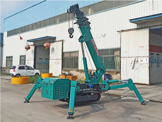 XDEM Vielseitiger Spinnekran mit hoher Tragfähigkeit und Fernbedienung für das Heben schwerer Gegenstände beim Materialhandling