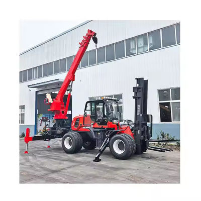 XDEM Vielseitiger Offroad-Forklift-Kran für landwirtschaftliche und Baustellen im Materialhandel