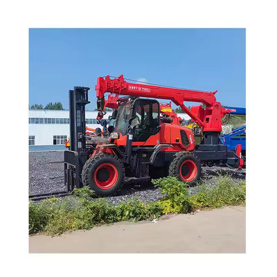 XDEM Vielseitiger Offroad-Forklift-Kran für landwirtschaftliche und Baustellen im Materialhandel