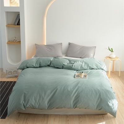 100% lange Baumwolldeckenbedeckung Bettwäsche Set Azo-freie Reaktivfarbe