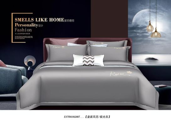 Massiv Silber Ägyptische Baumwolle Bettwäsche Sets Home Textil Bettwäsche