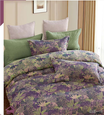 Neue Ankunft Farbe Jacquard Baumwolle Bettwäsche Set Decke Deckel Bettwäsche kundenspezifische Größe