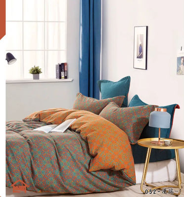 100% gewaschene Baumwolle Jacquard Bettwäsche US Europe Größe