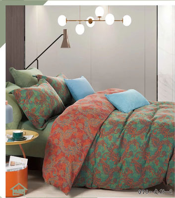 Europäische Blumen Jacquard 100% Baumwolle Bettdecke Bettwäsche Kissen Gehäuse Einbauteile