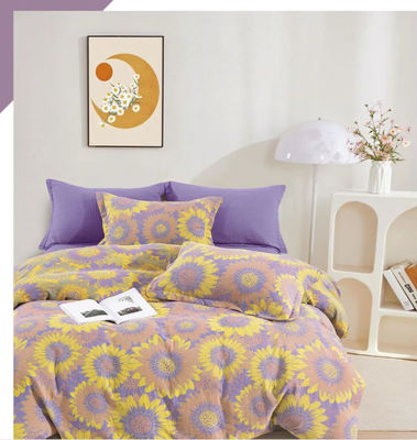 Sonnenblume Jacquard Baumwolle Vorgeschnittenes Haushaltsgewerbe Bettwäsche