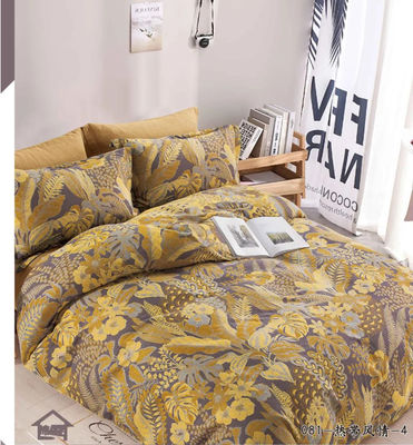 100% gewaschener Baumwolle Doppel Jacquard Bettwäsche Set Decken