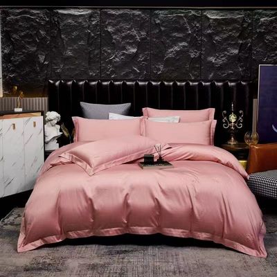 100S Ägyptische Baumwolle Stickerei Bettdecke Bettwäsche Set Heimtextil Produkt individuell Größe