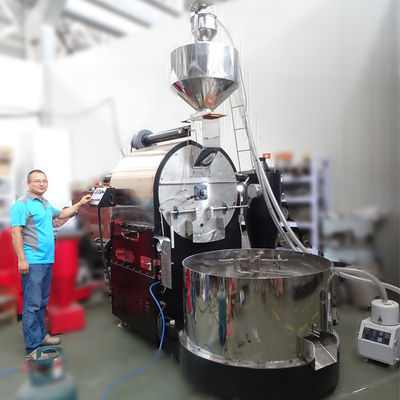 Kaffeeröster Industrie für Fabrikgebrauch Kaffeeröster 50kg 60kg mit PLC-Steuerung