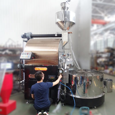 Kaffeeröster Industrie für Fabrikgebrauch Kaffeeröster 50kg 60kg mit PLC-Steuerung