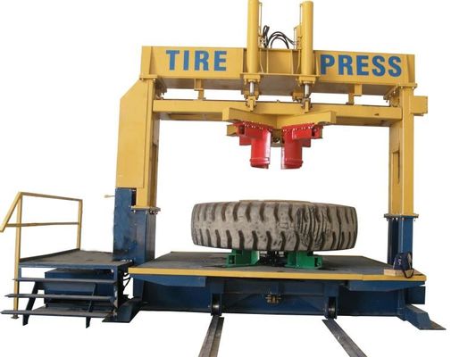 XDEM 260T Hydraulische Reifenpresse für Bergbau OTR Reifen Bergbaufahrzeuge Reifen 23.5R25 29.5R25 35/65R35 45/68R45