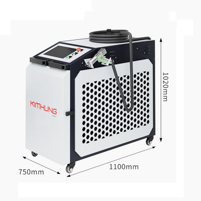 Hochgeschwindigkeits-Laserreinigungsmaschine 1500W 2000W Luftkühlung Edelstahl Material Metall Rost Öl Oxidationsschicht Entfernen