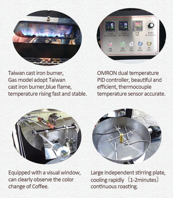Neues Design CE-Zertifikat 10kg 12kg Kaffeetoaster Automatischer industrieller Kaffeetoaster