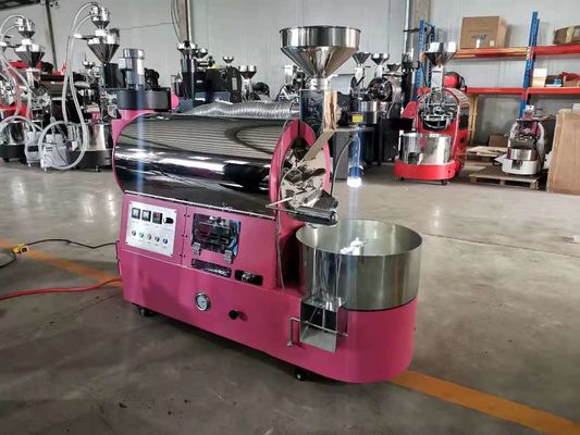 220V 3kg 6kg Kaffeeroaster Maschine Doppelwand Edelstahl Trommel kostenlos Hinzufügen Luftmessgerät / Bluetooth Verbinden Handwerker Rekordkurve