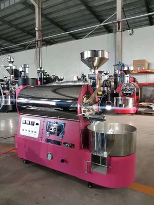 220V 3kg 6kg Kaffeeroaster Maschine Doppelwand Edelstahl Trommel kostenlos Hinzufügen Luftmessgerät / Bluetooth Verbinden Handwerker Rekordkurve