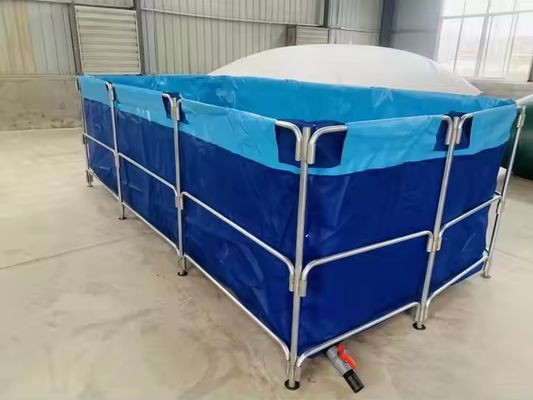 XDEM Landwirtschaft Klappbare PVC-Quadratbehälter Tarpaulin Kulturquadratischer Fischteich Rechteck Formen für Fischfarmen