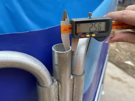 XDEM Landwirtschaft Klappbare PVC-Quadratbehälter Tarpaulin Kulturquadratischer Fischteich Rechteck Formen für Fischfarmen