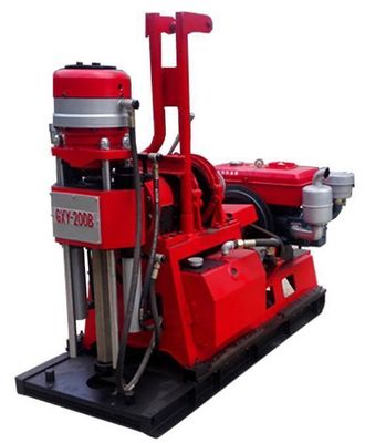 XDEM GXY-200B Portable Water Well Drilling Rig 200m Hydraulische Bohrmaschine Kernbohrgeräte