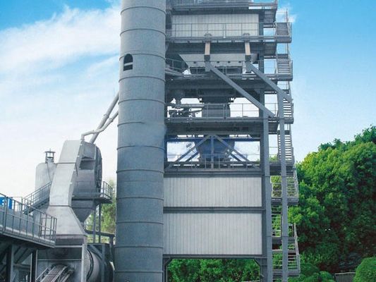 80 t/h mobile Asphalt-Batterieanlage chinesische Asphaltmischanlage hohe Effizienz
