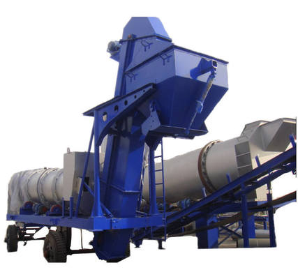 XDEM Movable Asphalt Mixing Station 10TPH 20TPH 40TPH 60TPH Mobile Asphalt Plant Scraper Conveyor High Productivity
