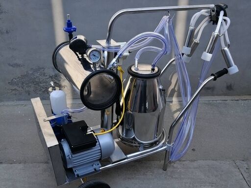 Portable mobile Milchmaschine für Schafe Anti-Korrosionsmilcher für Kleinviehbetriebe