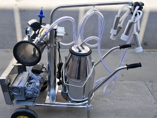 Portable mobile Milchmaschine für Schafe Anti-Korrosionsmilcher für Kleinviehbetriebe