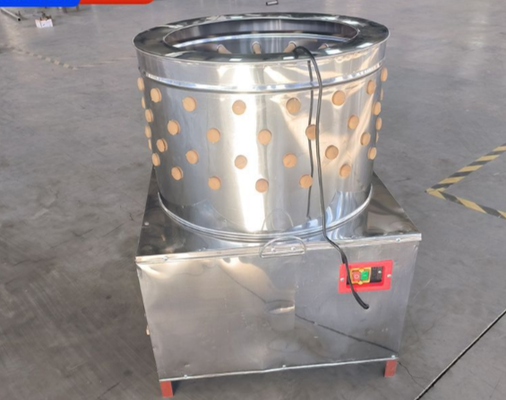 XDEM Kommerzielle Hühnerzupfmaschine, 60 Barrel, Edelstahl, Geflügel-Enthaarungsgerät für Hühner, Enten, Gänse, automatische Federentfernungsmaschine