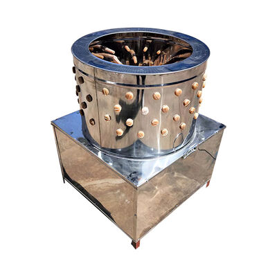 XDEM Kommerzielle Hühnerzupfmaschine, 60 Barrel, Edelstahl, Geflügel-Enthaarungsgerät für Hühner, Enten, Gänse, automatische Federentfernungsmaschine