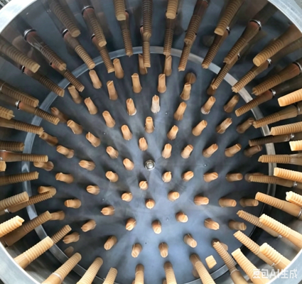 XDEM Kommerzielle Hühnerzupfmaschine, 60 Barrel, Edelstahl, Geflügel-Enthaarungsgerät für Hühner, Enten, Gänse, automatische Federentfernungsmaschine