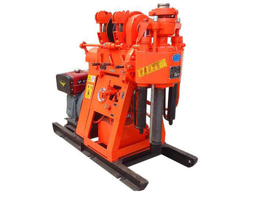 Portable XY-1A-4H Geologische Explorationsbohranlage 150m Hydraulische Steinkernmaschine Integrierte Dieselmotor Schlammpumpe für Berge und Ebene