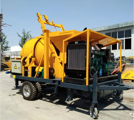 40 M3/H Dieselanhänger Betonpumpe mit Mischer XDEM