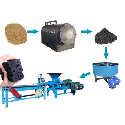 XDEM Holzkohle-Brikettemaschine Kokosnuss-Husk-Holz-Brikette-Herstellungs-Ausrüstung