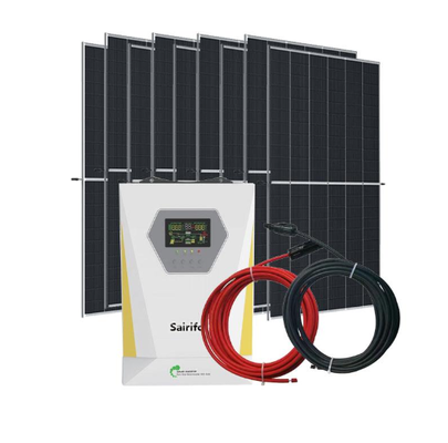 Galvanisierter Rahmen Vollständiges Solarsystem 300W-20KW Hohe Effizienz 15%-22% Off-Grid Photovoltaik-Ausrüstung für die Energieversorgung von Haushalten und Bauernhöfen