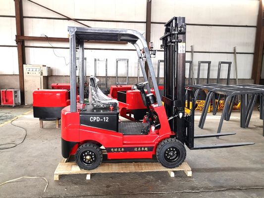11km/H 2 Ton Electric Forklift, batteriebetriebener Gabelstapler 120Ah