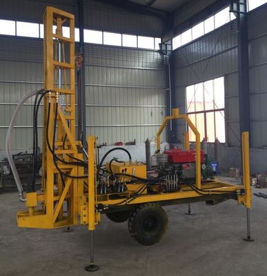 Brunnenbohrungs-Maschinen-Anhänger 90r/Min 18.5kw brachte an