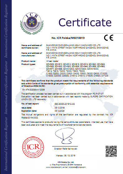 China Nanyang Xinda Electro-Mechanical Co., Ltd. Zertifizierungen